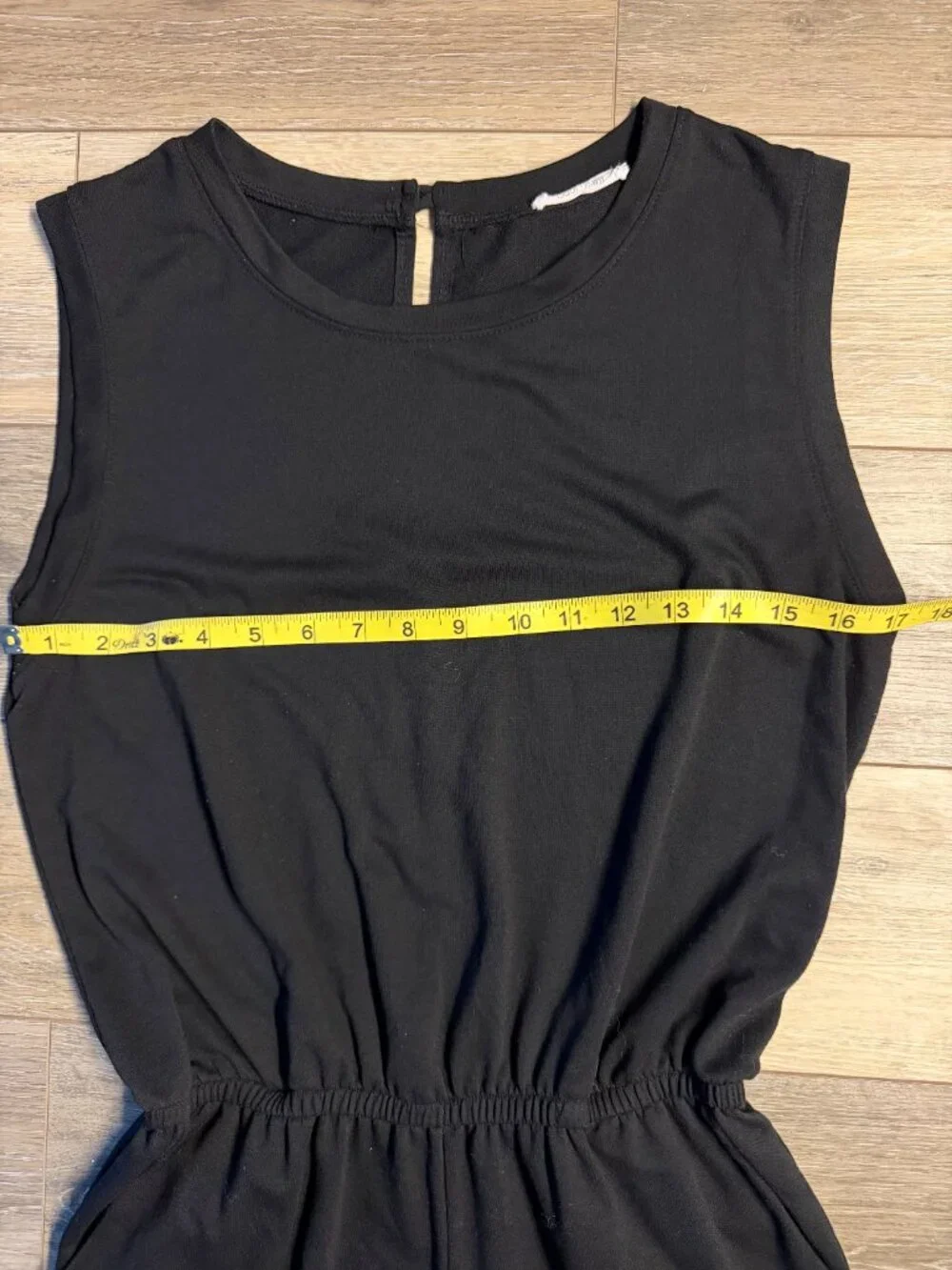 Women’s Black Sleeveless Jumpsuit Romper — SIZE MED